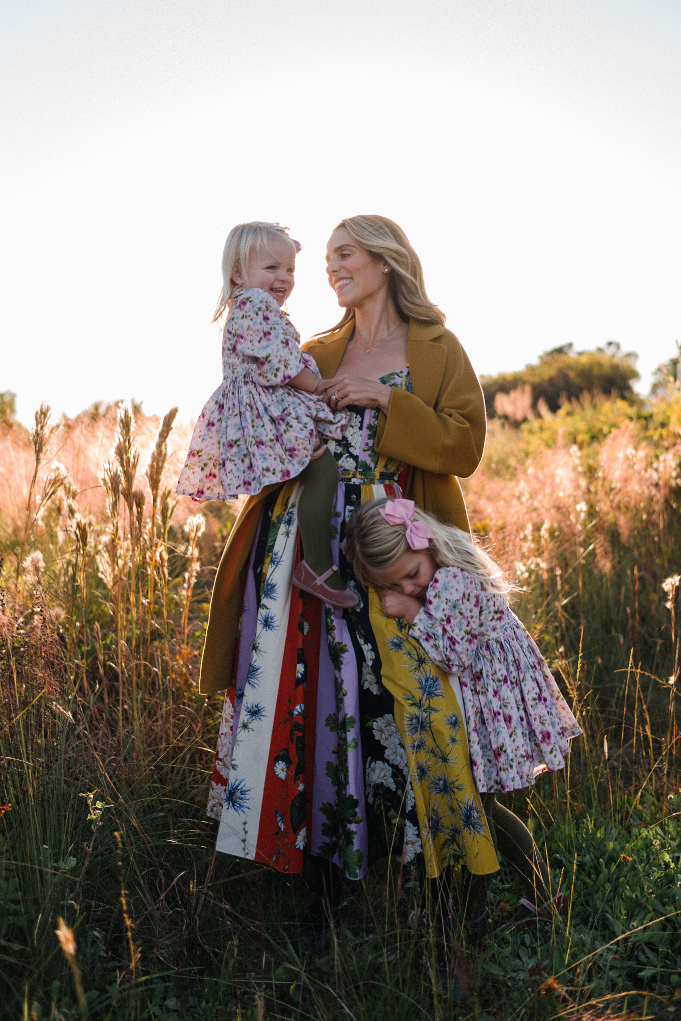 floral mother daughter holiday dresses