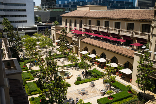 Montage Beverly Hills Courtyard Park Julia Berolzheimer