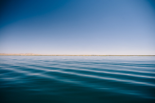 Boat on Lake Titicaca