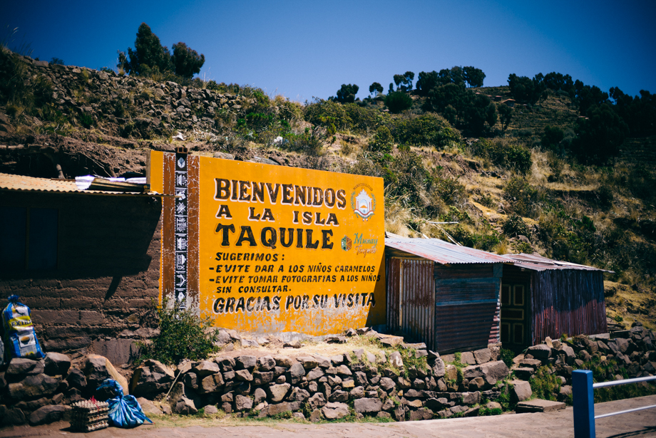 Taquile Island Welcome