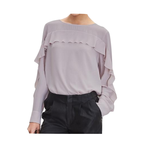 banana republic ruffle top