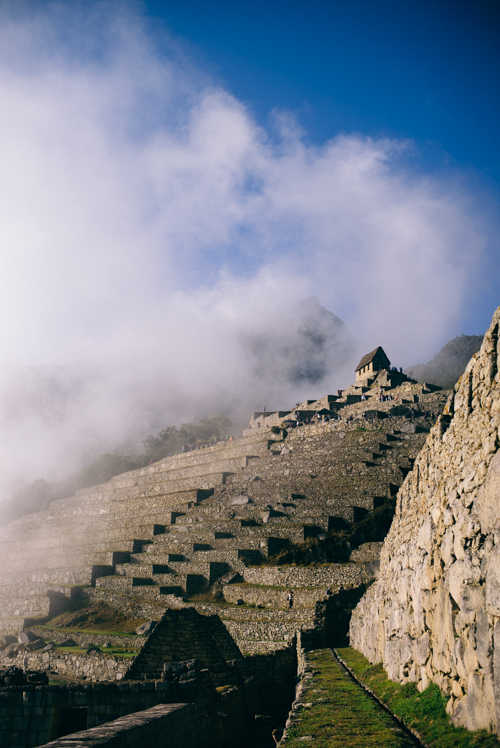 Morning Fog Machu Picchu