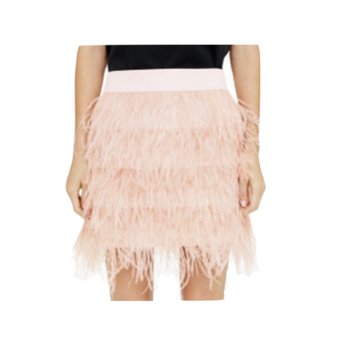 Club Monaco Feather Skirt