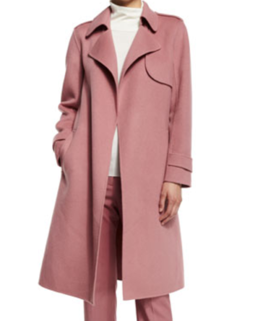 Theory Pink Coat
