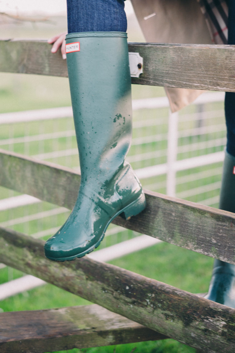 5 Ways To Wear Hunter Boots - Julia Berolzheimer