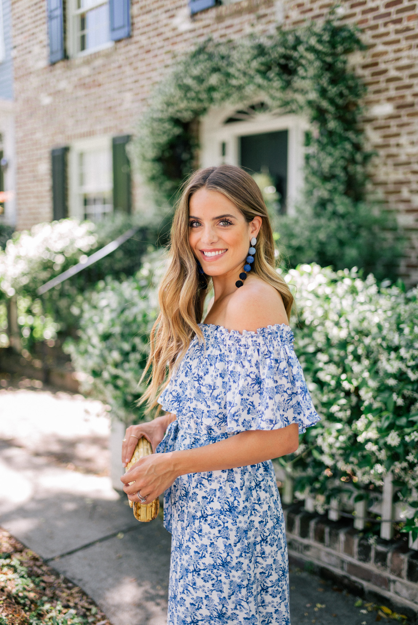 rebecca taylor blue floral dress