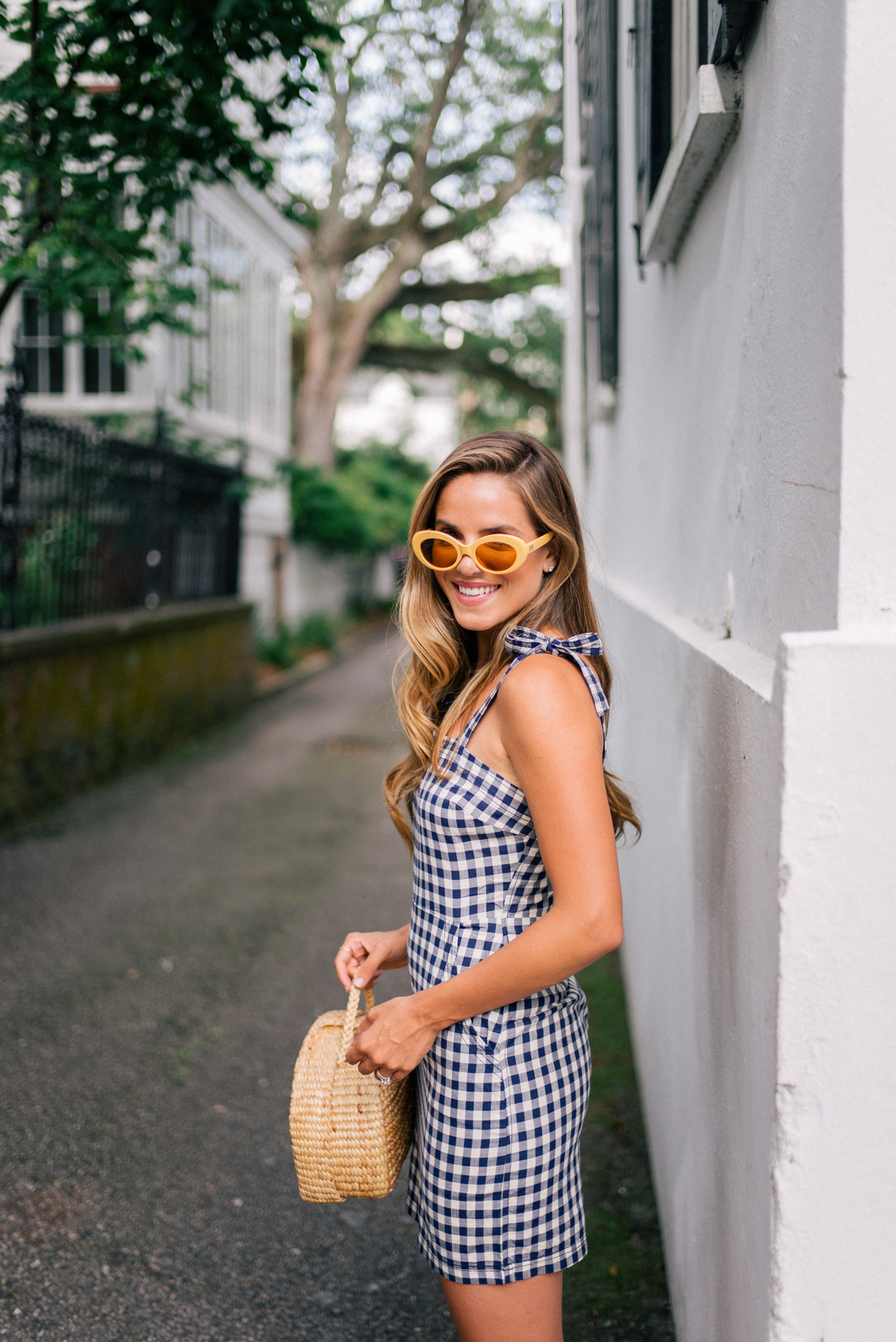 express gingham dress