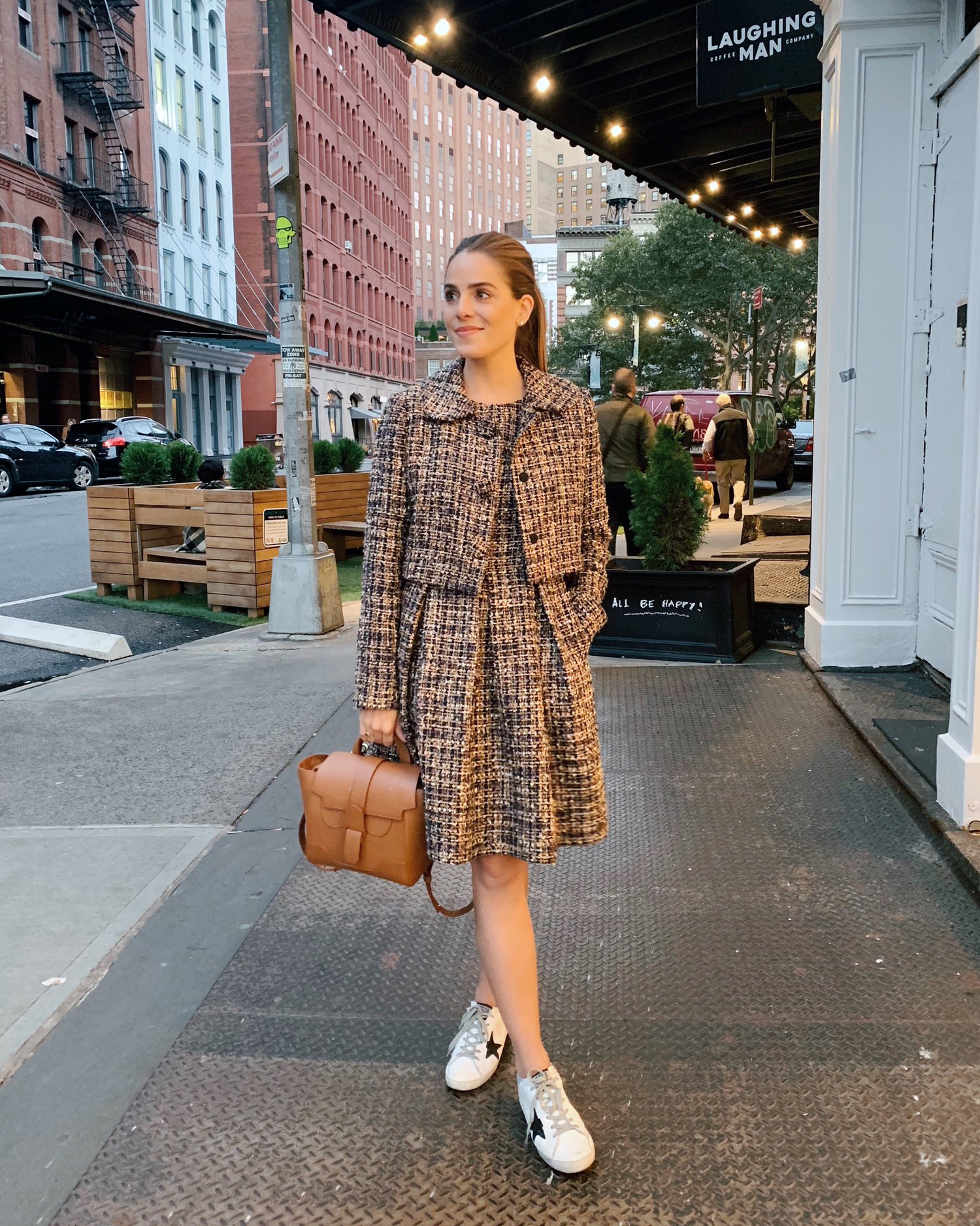 9 Ways To Style Tweed Separates - Julia Berolzheimer