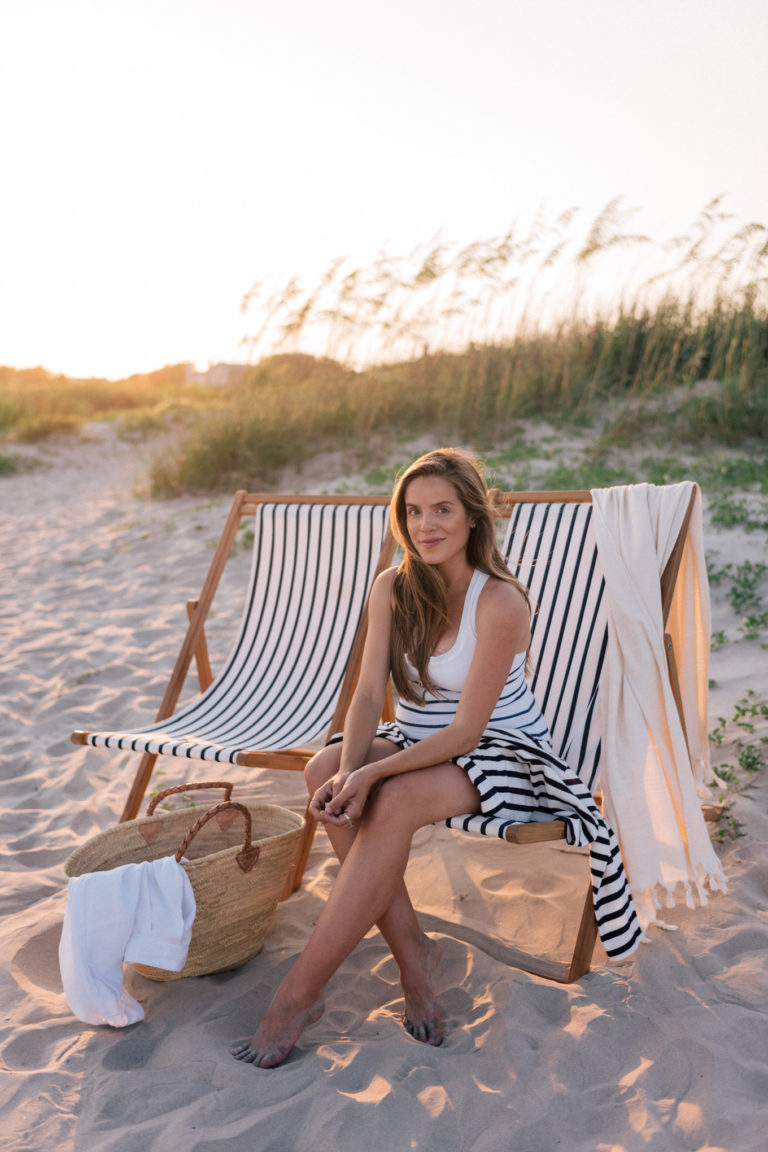Summer Stripes At The Beach - Julia Berolzheimer