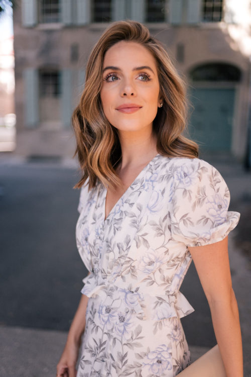cassidy long floral dress
