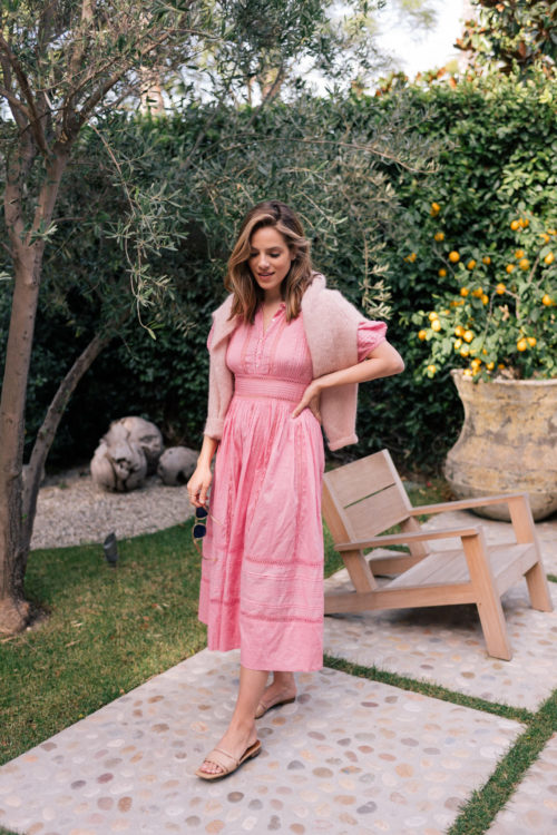 pink dress