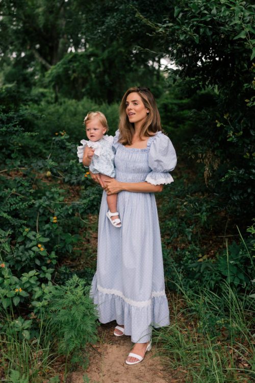 white summer sandals mommy mini