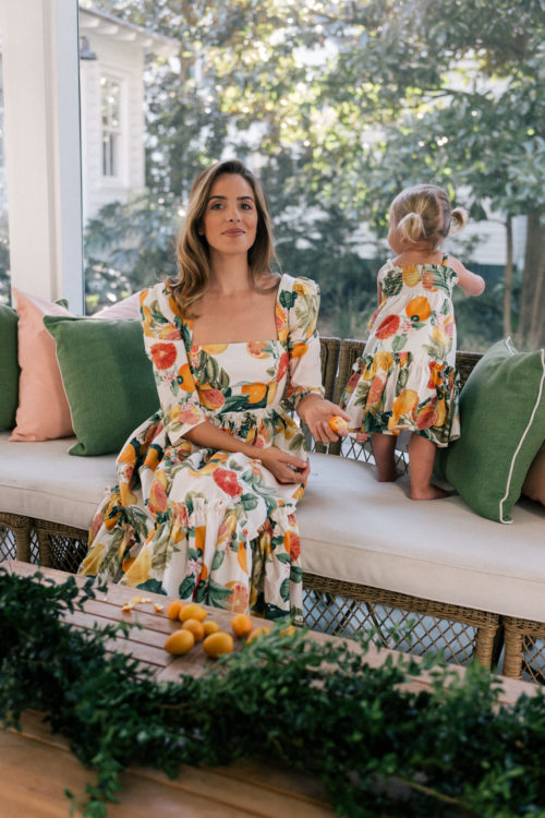 citrus matching dresses