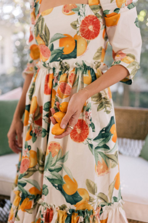 citrus matching dresses