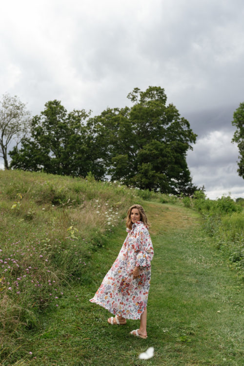 floral maxi dress