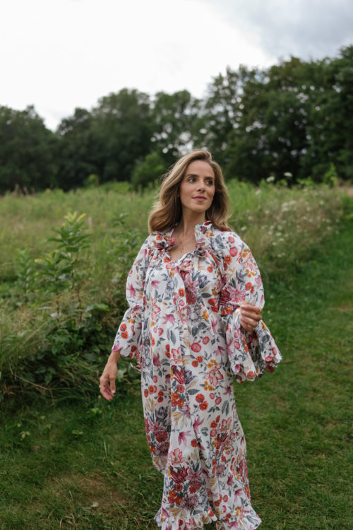 floral maxi dress