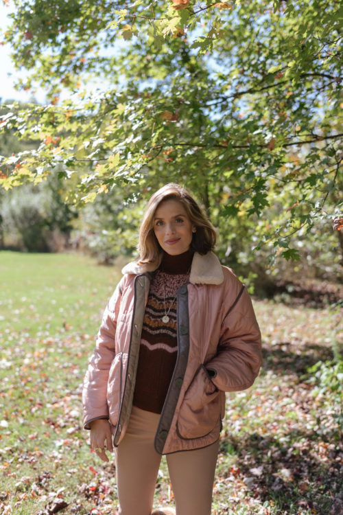 reversible cropped quilt jacket