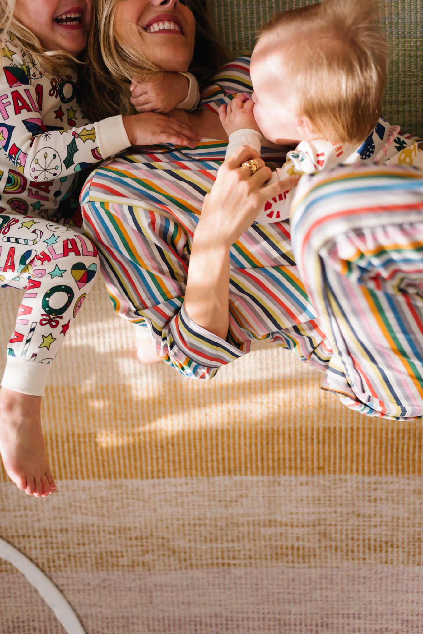 rainbow family pajamas