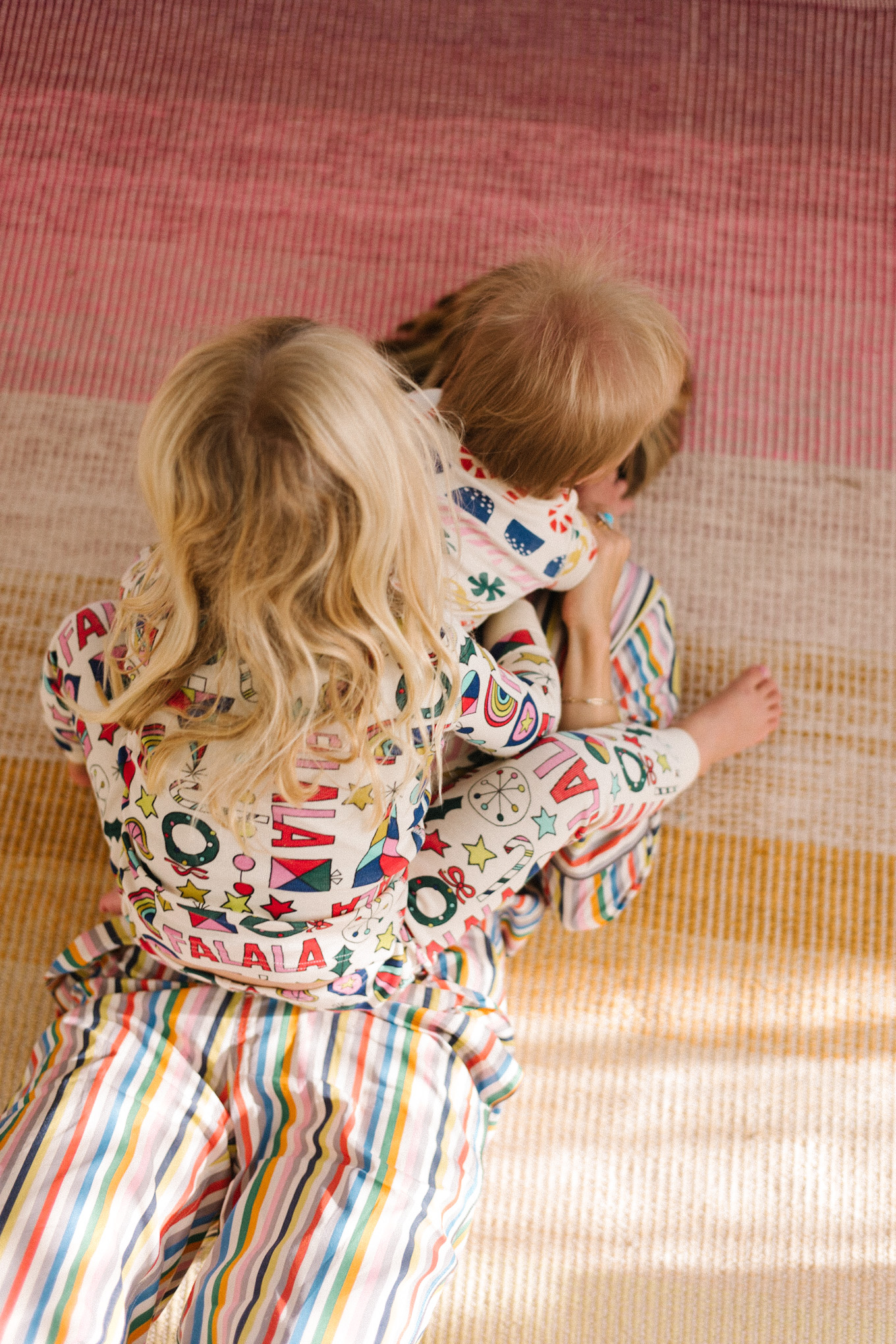 rainbow family pajamas