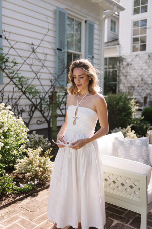 white sundress