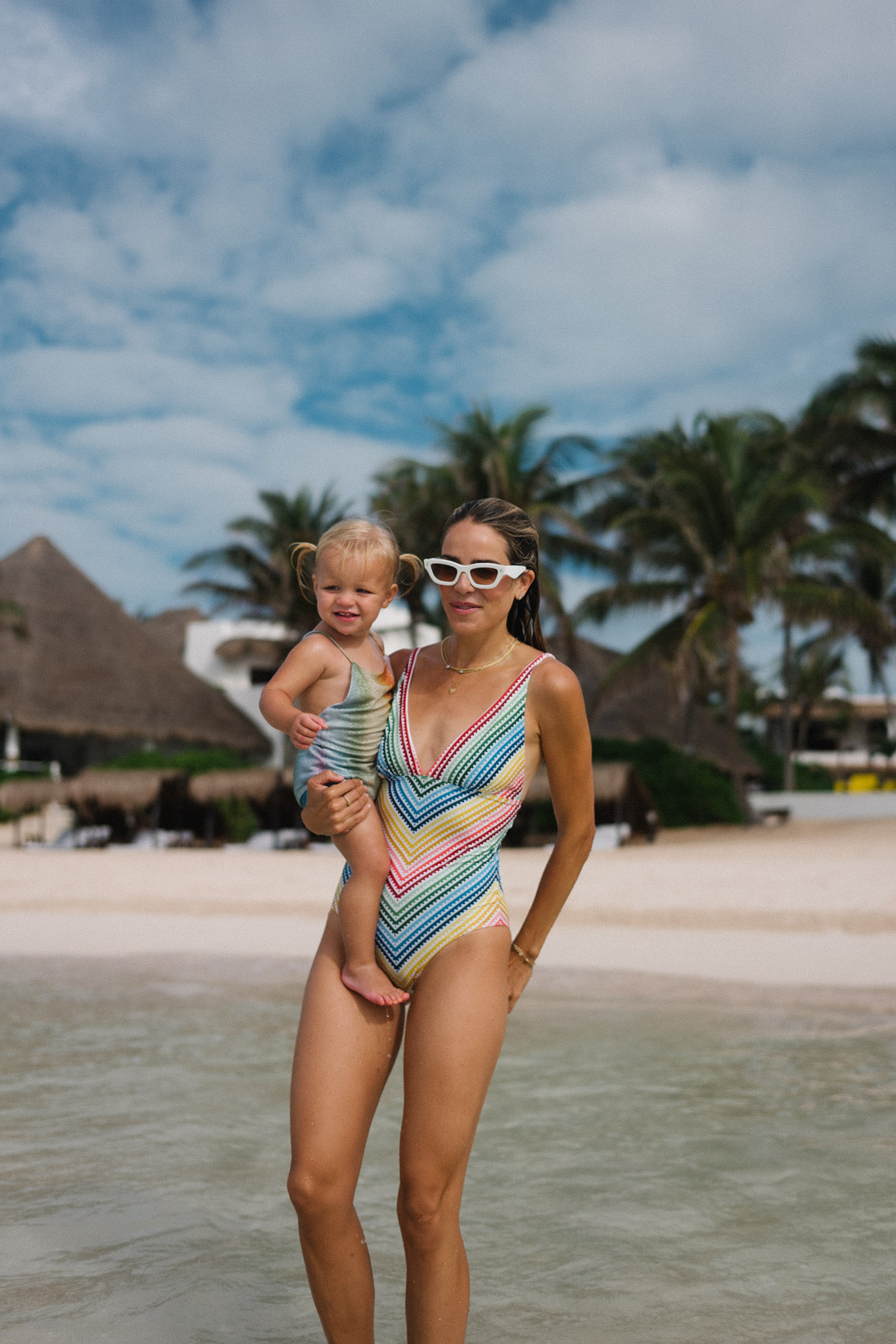 rainbow sarong sun hat