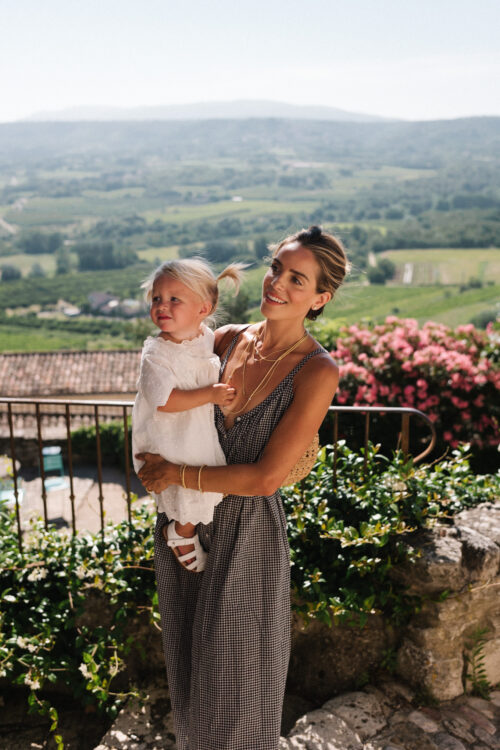 black white gingham sundress