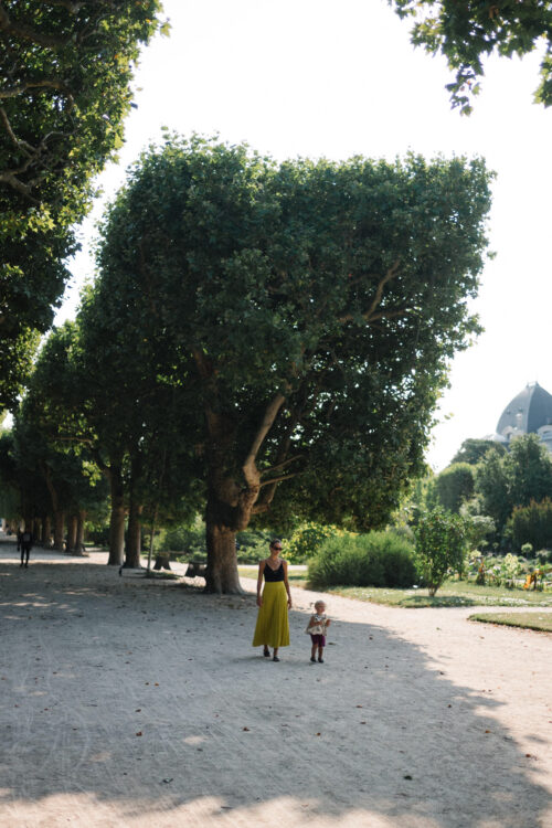 black tank bodysuit woven chartreuse skirt