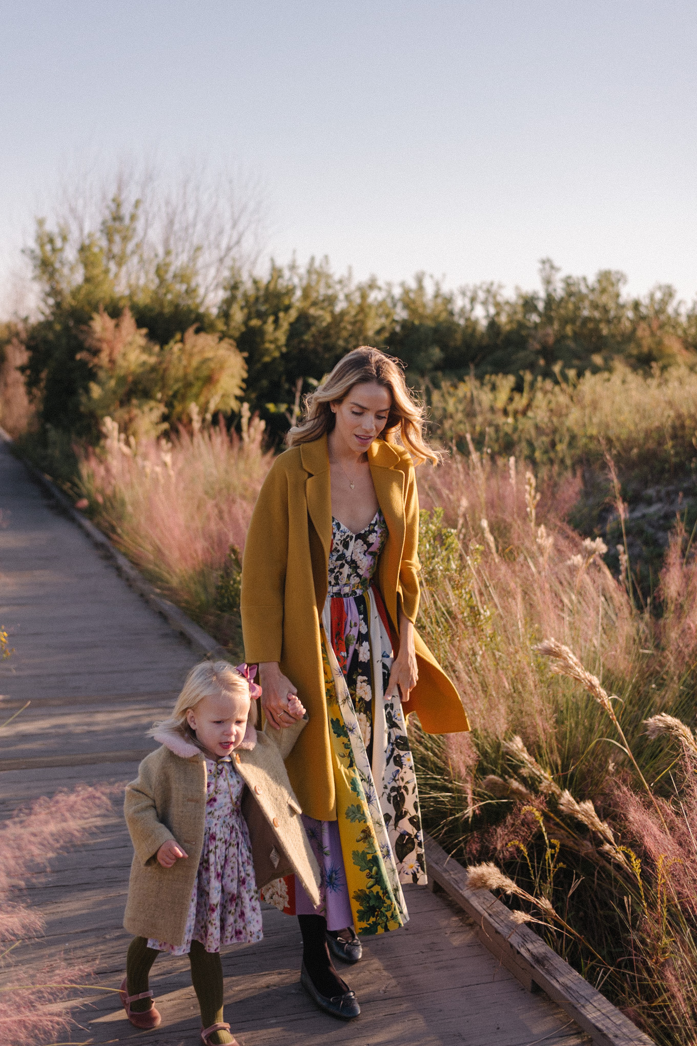 floral mother daughter holiday dresses