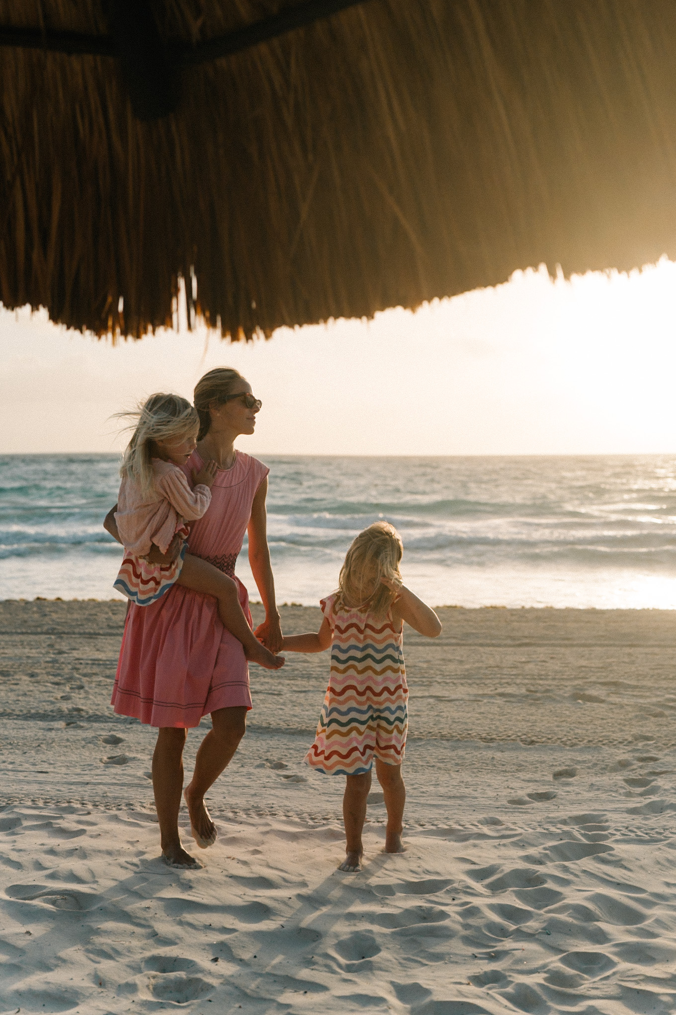 mexico pink mini sundress