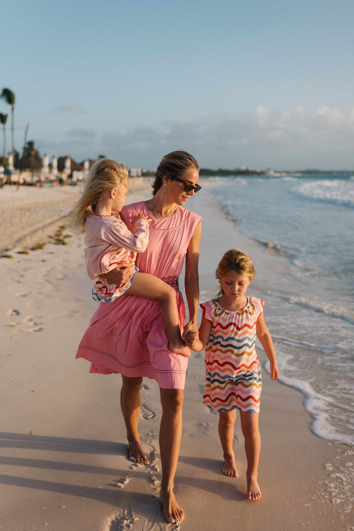 mexico pink mini sundress