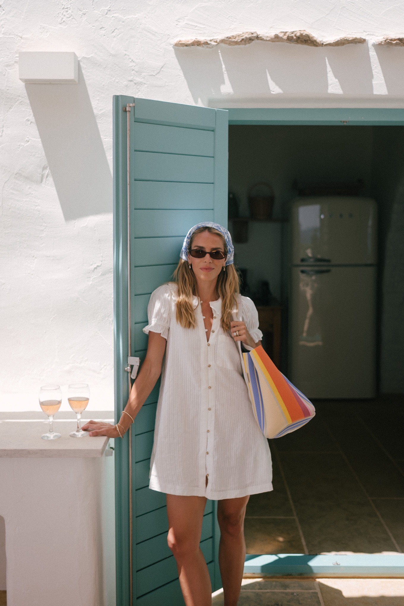 white sundress