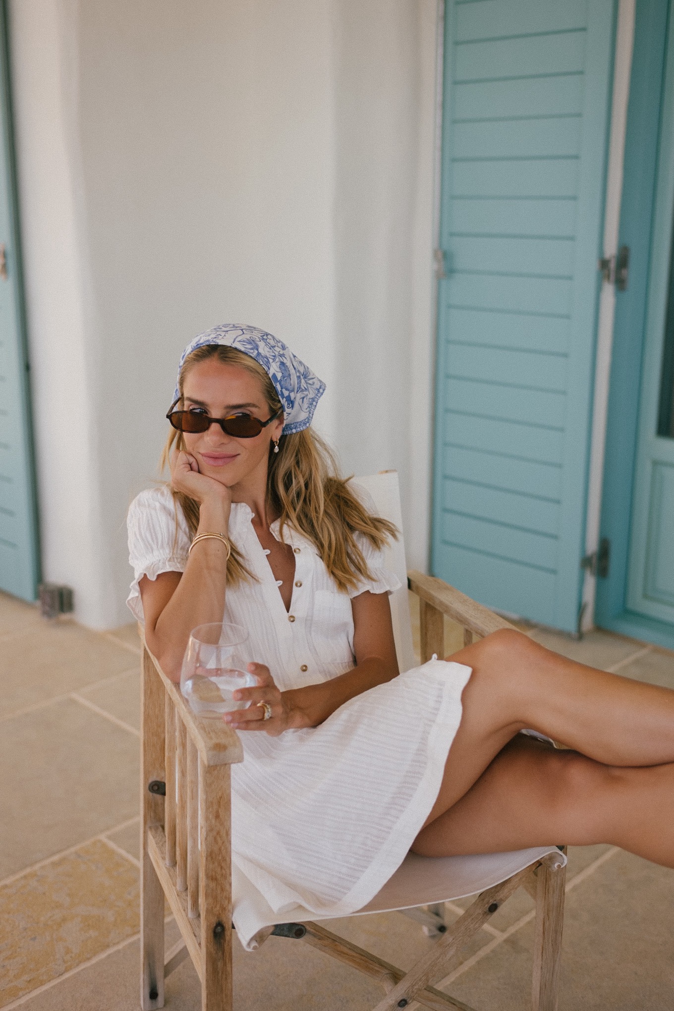 white sundress