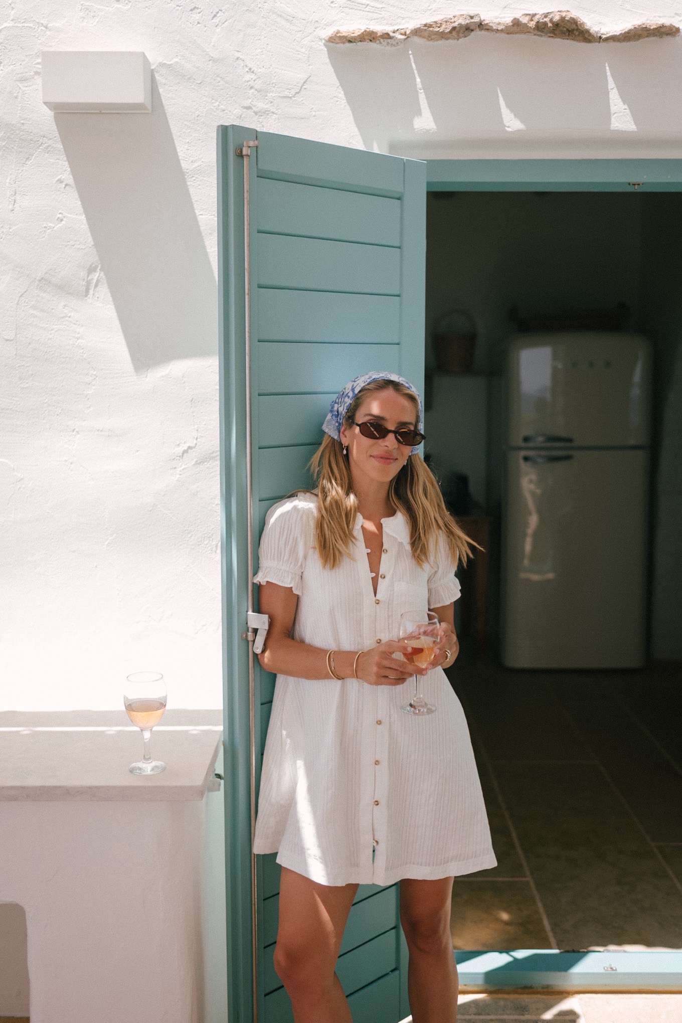 white sundress