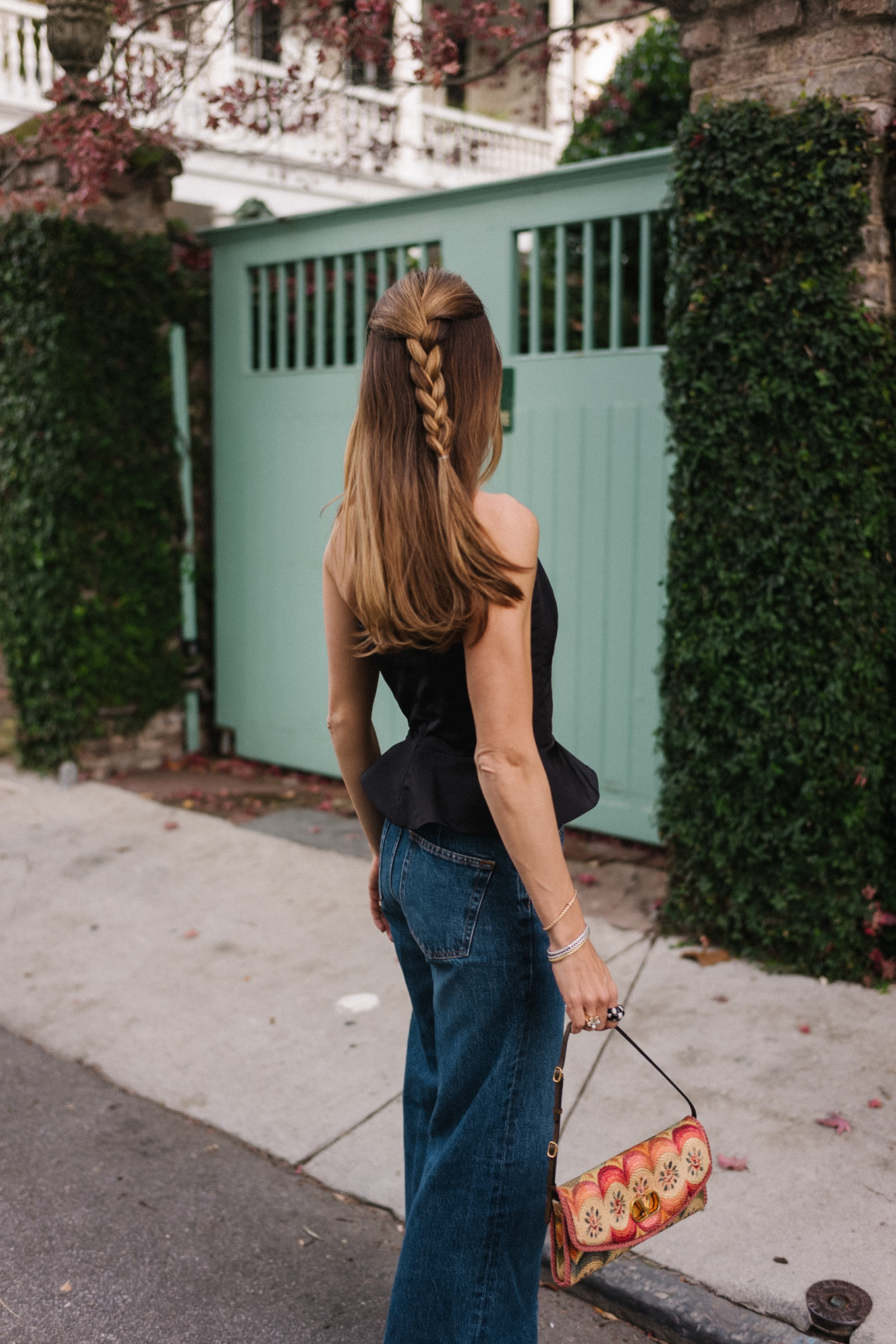corset top velvet blazer coat blue denim
