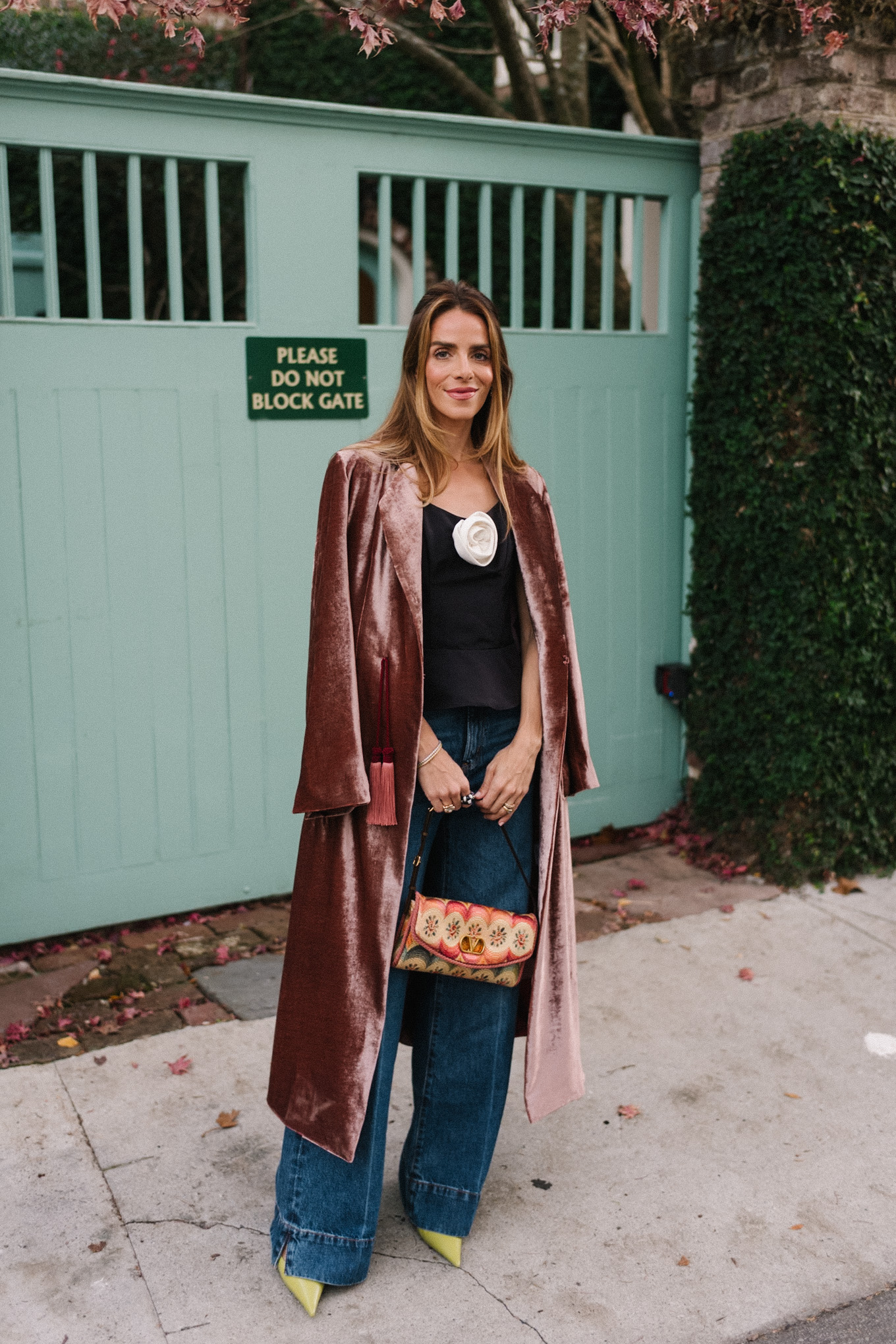 corset top velvet blazer coat blue denim